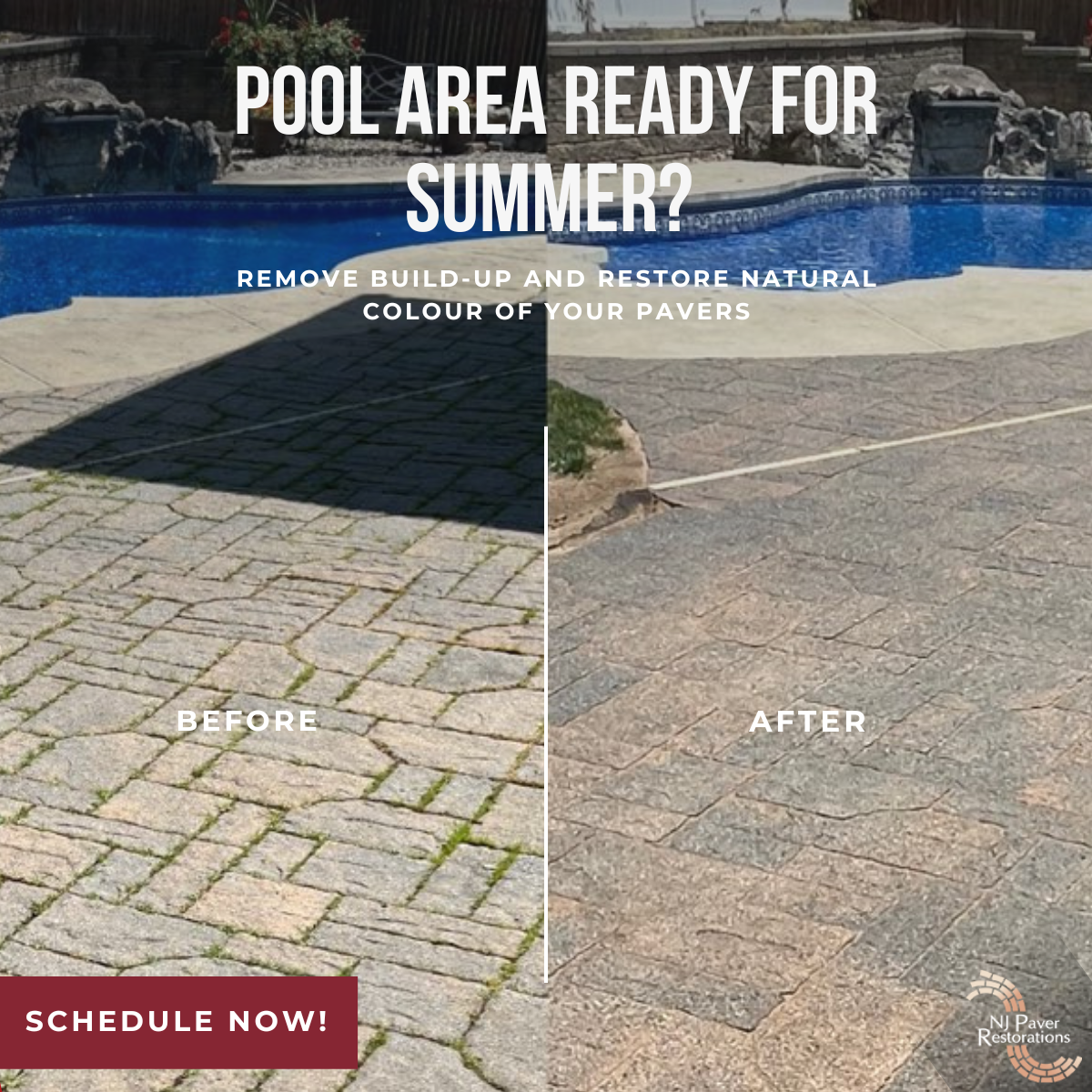 Paver restoration example