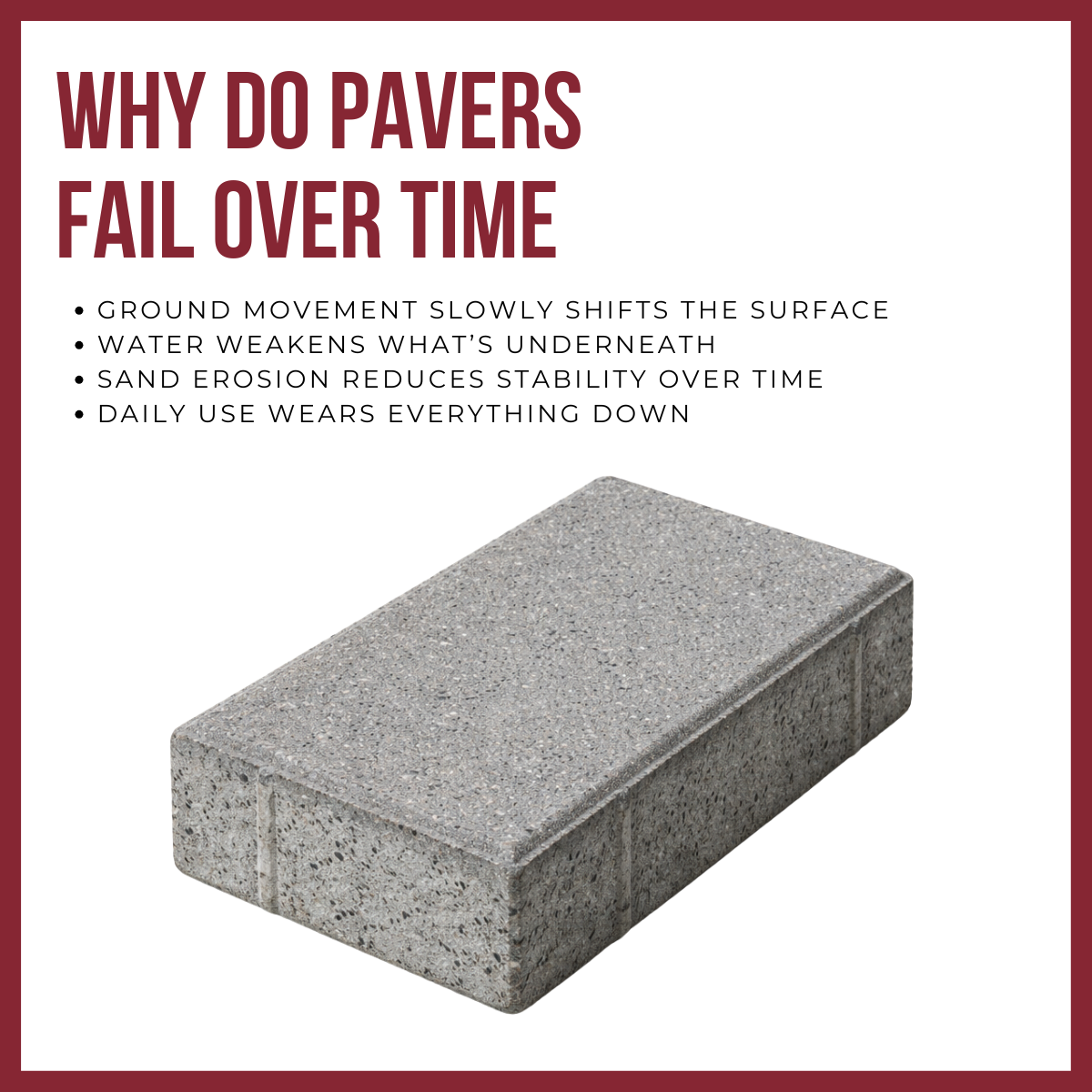 Paver restoration example